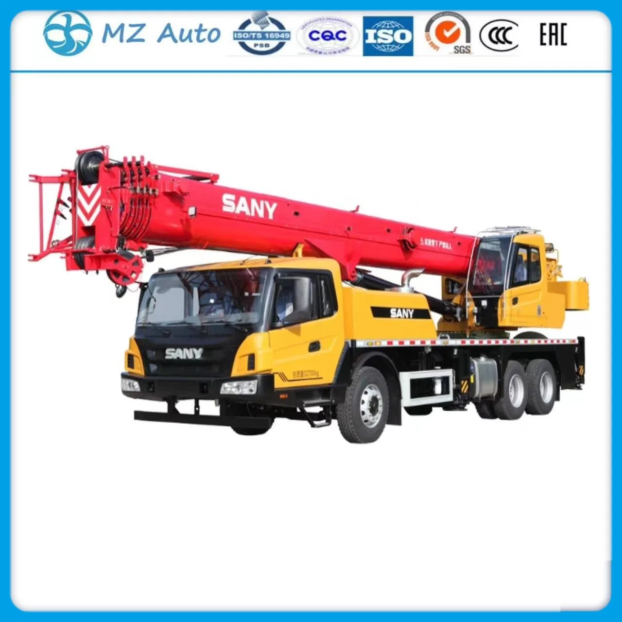 S cualquier grúa de camión Sanyi 25t 45t 50t 90T hecho En China con Factroy Precio en Stock se utilizan buenos camiones Equipos de construcción de maquinaria de camiones grúa