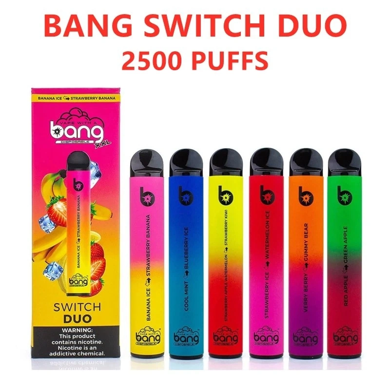 قلم Vape 2000 4000 5000 6000 Papor Bang للاستخدام مرة واحدة مفتاح صغير من نوع E-Cigarette بحجم XXL/BC/Duo