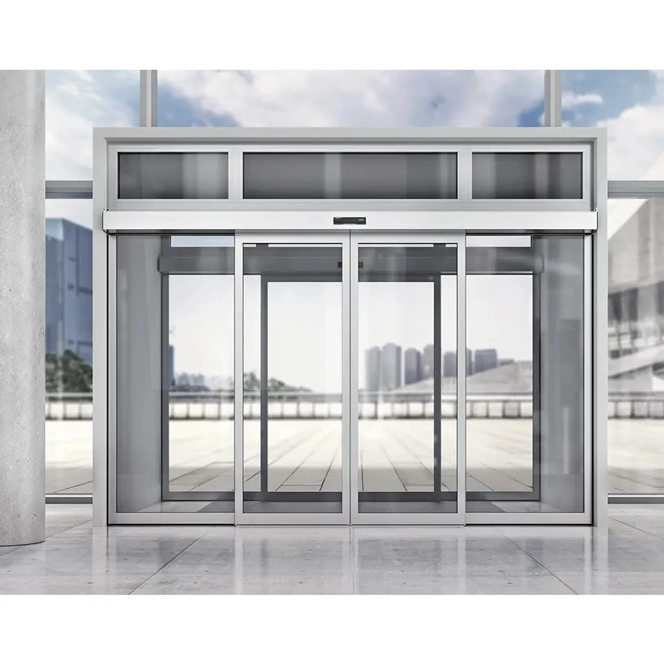 150kg Commercial Office Hotel Sensor Automatic Sliding Doors System with Access Switch