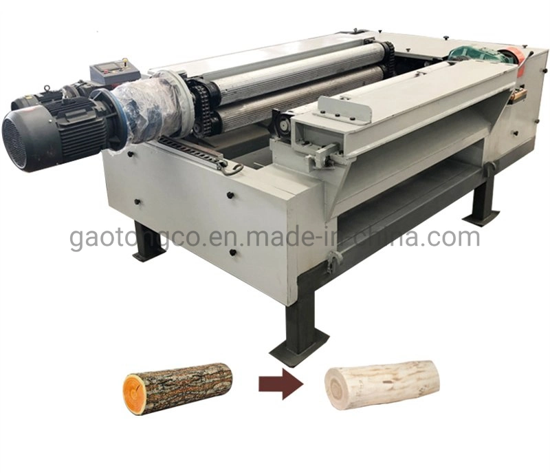 Wood Veneer Peeling Machine Round Log Debarker and Rounding Machine