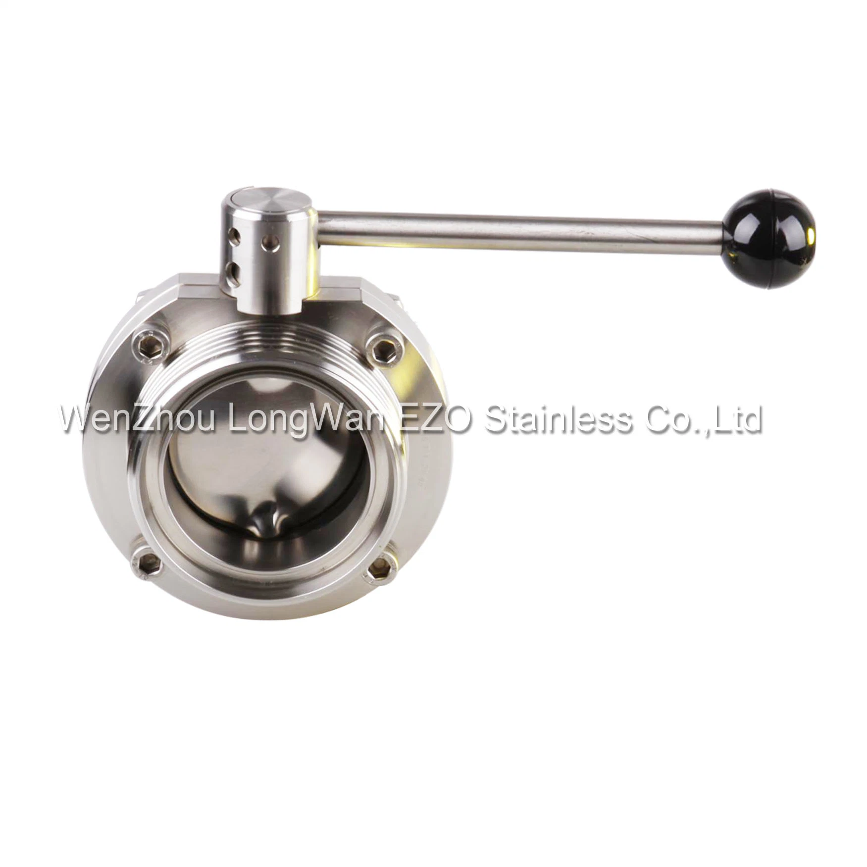 Stainless Steel Sanitary Manual Type Threaded Butterfly Valve (JN-BV1002)