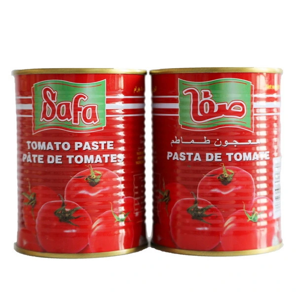 Fábrica de salida de tomate en conserva / tomates puros / Listo para cocinar / original en sabor