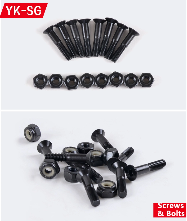 Professional Skateboard Flat Head Board Nail Skateboard Bolts and Nuts