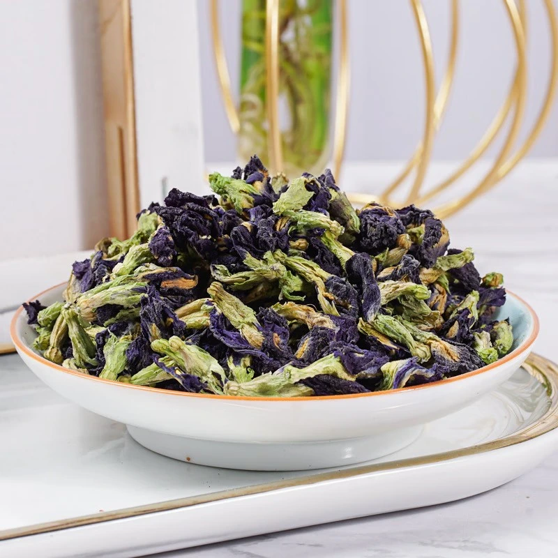 Hot Sale Herbal Medicinal Dried Blue Butterfly Pea Flower Beauty & Healthy Tea