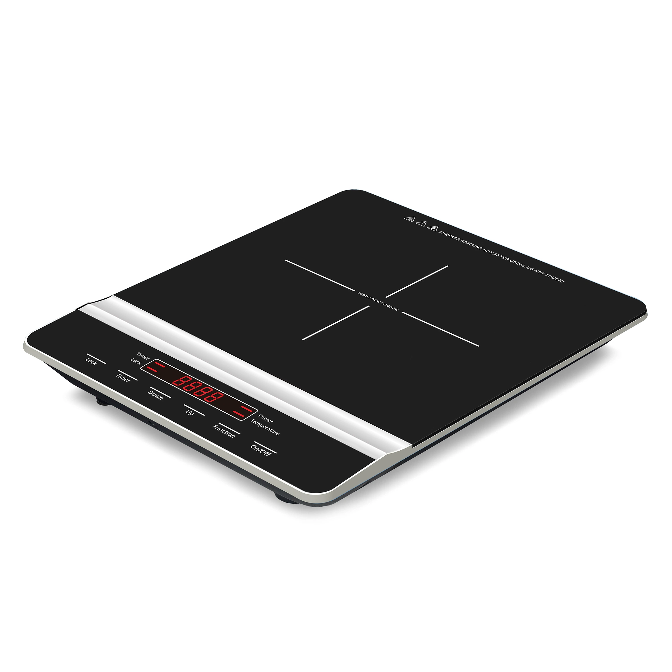 Super Slim Induction Hob/Cooktop/Cooker with Arch-Shape and Simple Functions Design