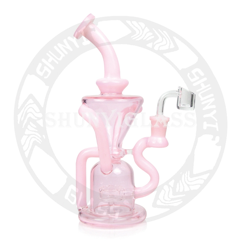 10&prime; &prime; DAB Rig Recycler Glass Water Pipe Smoke Pipes Tobacco Hookah Shisha with 14.4 mm Joint Size Factory Wholesale/Supplier