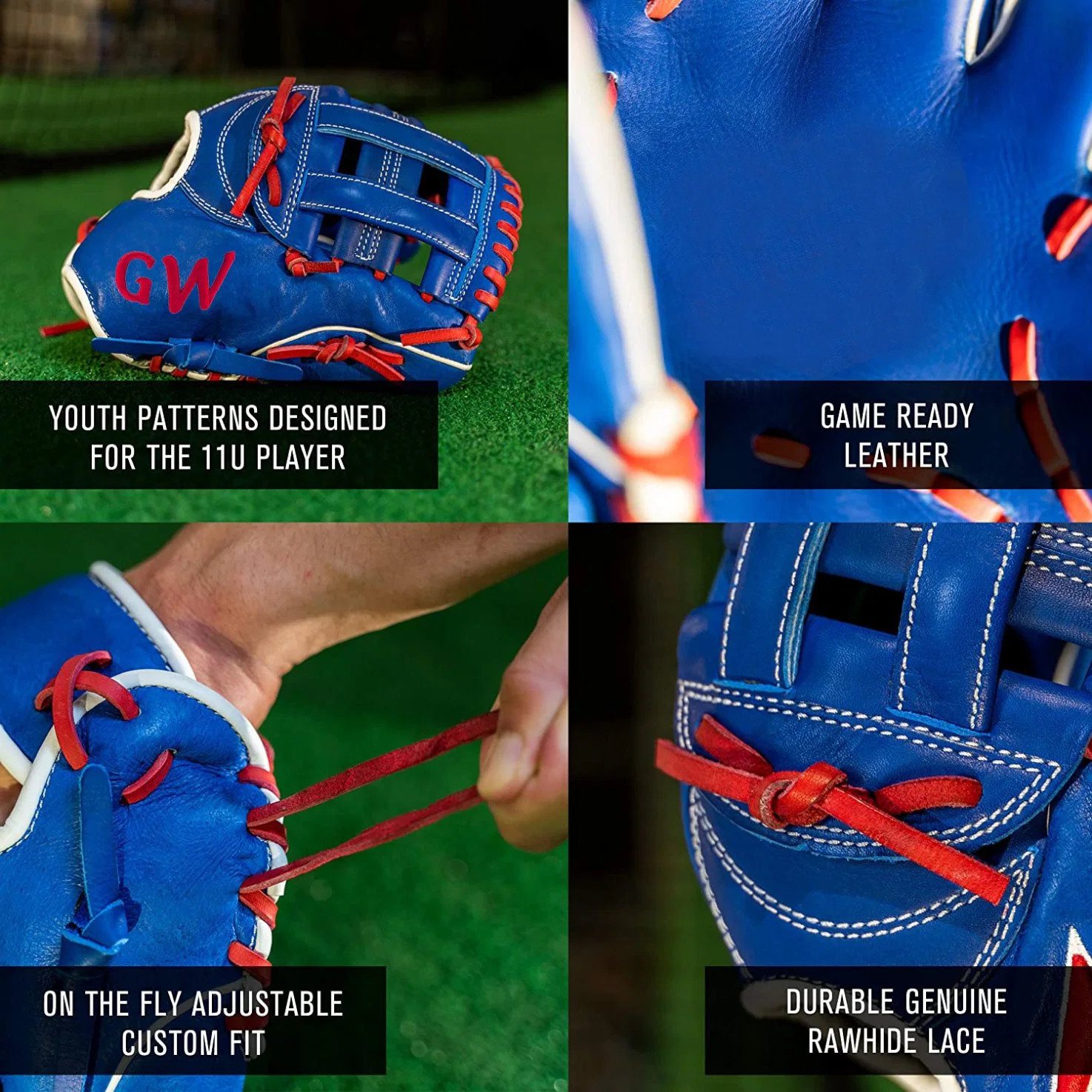 Softball Gloves Genuine Leather Custom Baseball Gloves