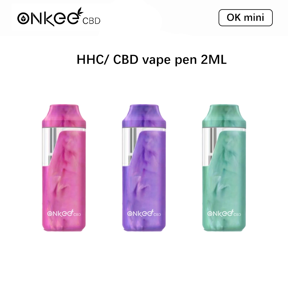 Aufladbarer D8 Vape Pen mit HHC Vape 2ml Keramikspule Zerstäuber Großhandel/Lieferant Fabrik Preis