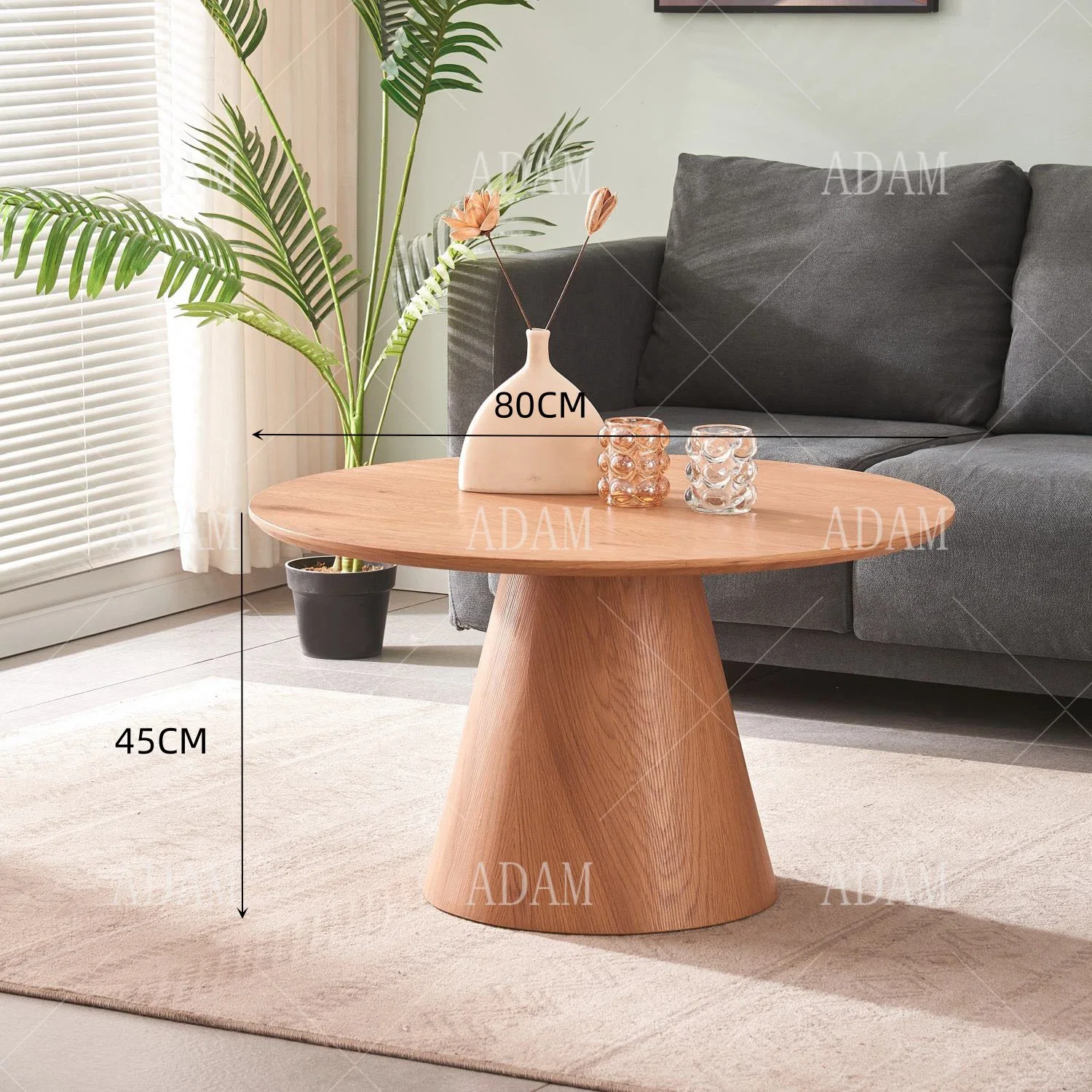 Cheap China Wholesale/Supplier Vintage Wooden Coffee Table with Oak Paper MDF