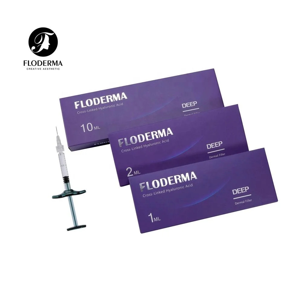 Cross-Linked Hyaluronic Acid Floderma Deep 2ml for Nose Shaping Dermal Fillers