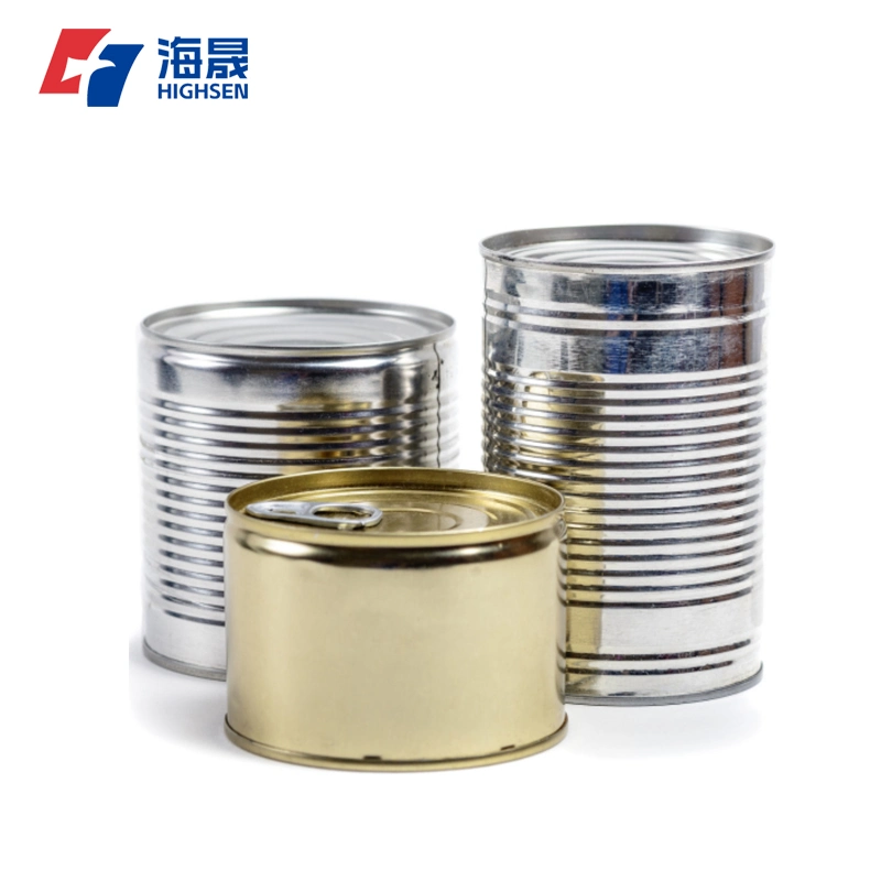 CMYK MR Food Grade Golden Lacquered Electrolytic Printed Tinplate for Tomato Can