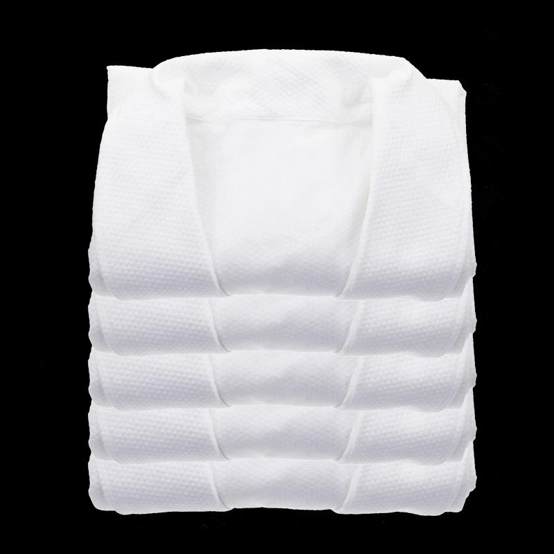 Disposable Cotton Nonwoven Bathrobe for Hotel, Hospital Use