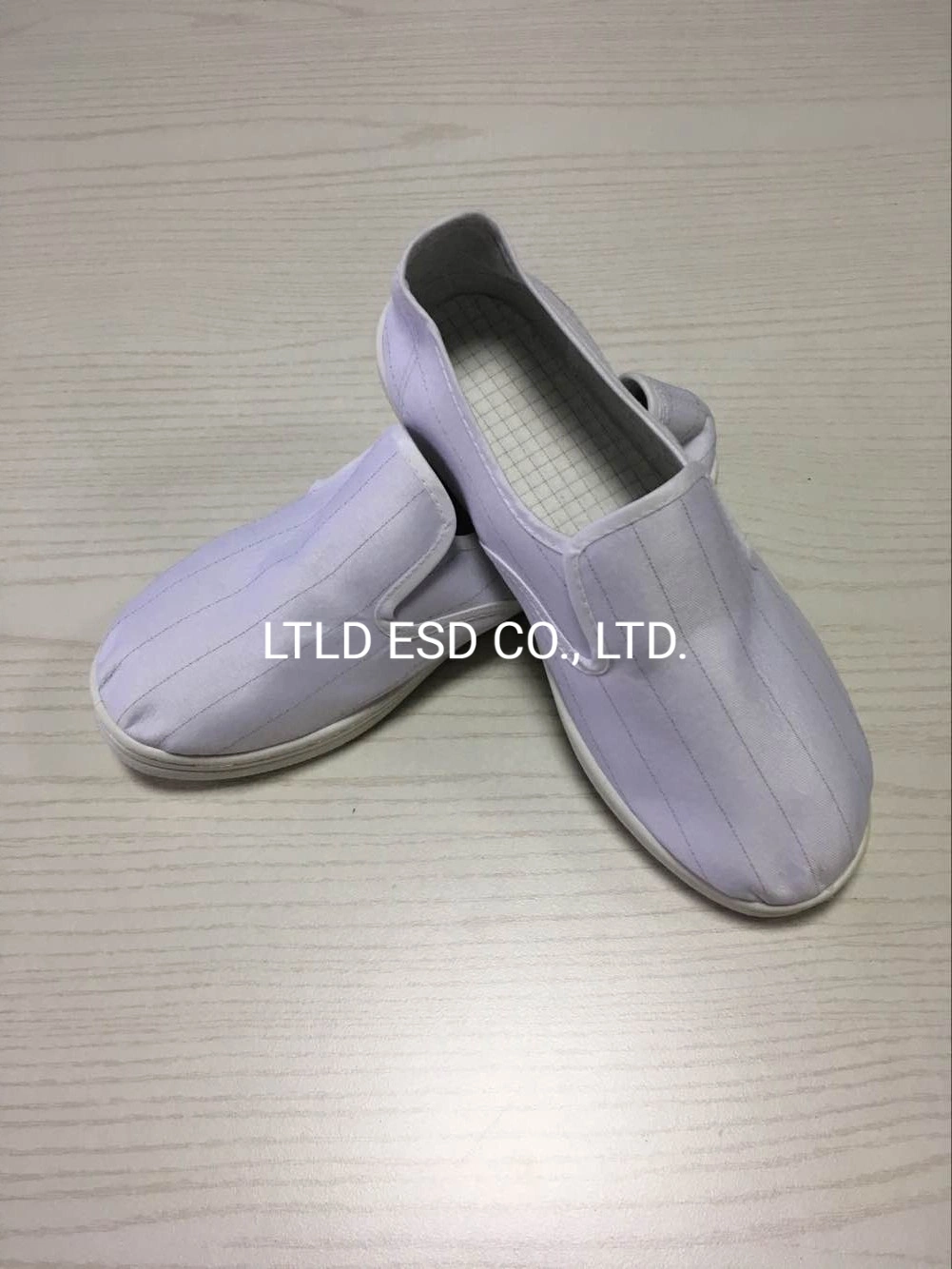 ESD Whole Mesh Shoes White Color Mz-117