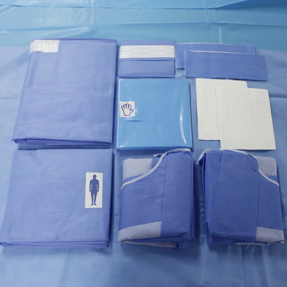 Medical Supply Disposable Surgical Absorbent Shoulder Drape Pack