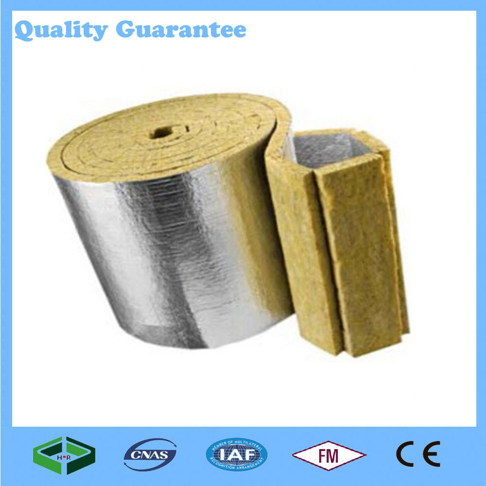 Waterproof Heat Preservation Rock Wool Fiber Rockwool Roll Sound Insulation Blanket