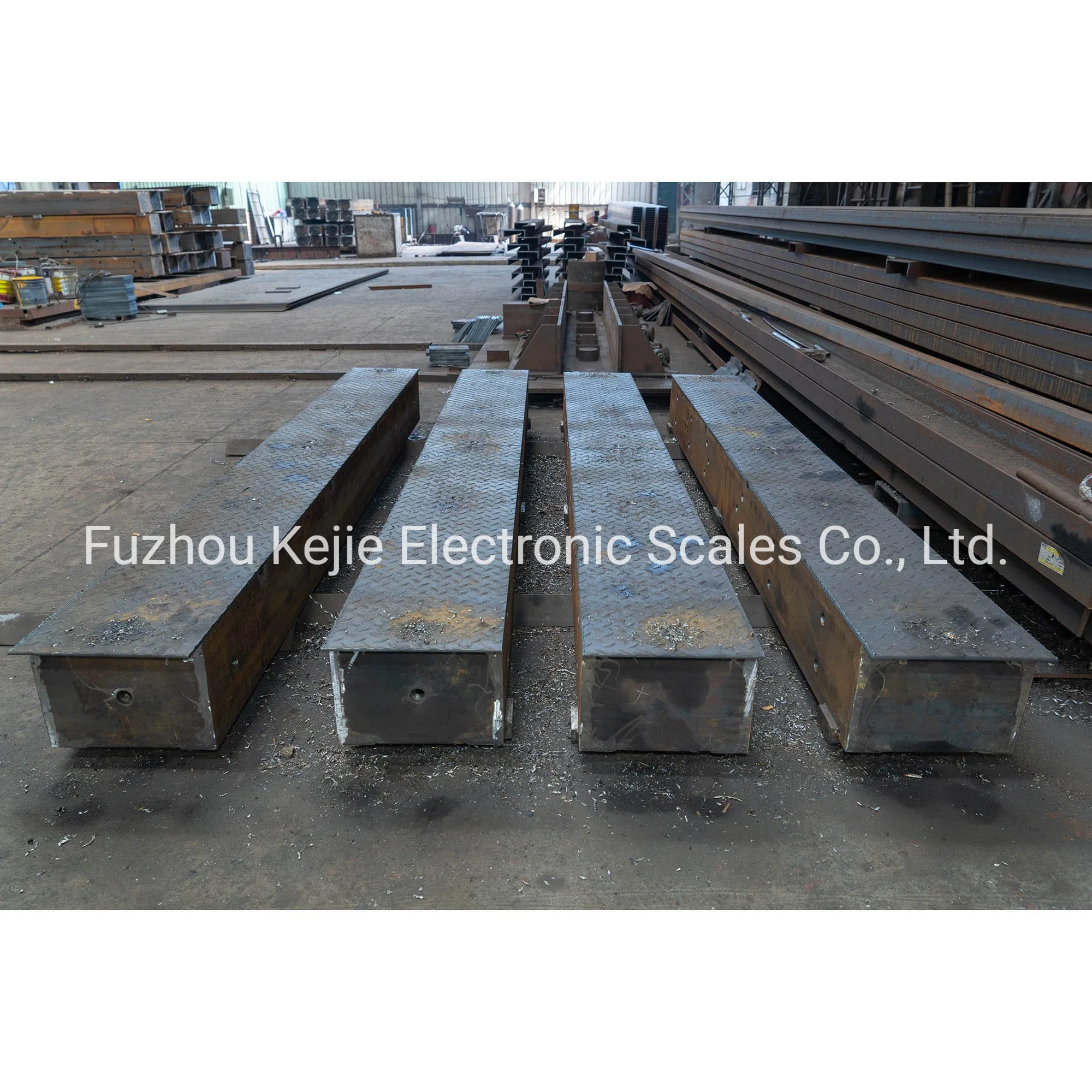 Fuzhou Kejie Factory Electronic Digital 80 Tons Truck Scale/Weighbridge with Weighing Controller for Industrial Truck Weighing