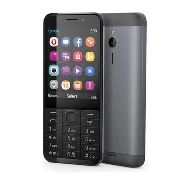 Para 230 Unlocked Cell Phone Tarjeta SIM dual 2g GSM 2,8 pulgadas 2MP Cámara teléfonos móviles de alta calidad