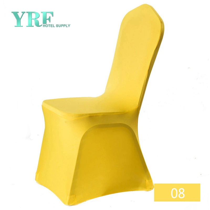 Guangzhou Foshan Original Factory Stretch Polyester Chair Cover Template Tie Backs for Yrf