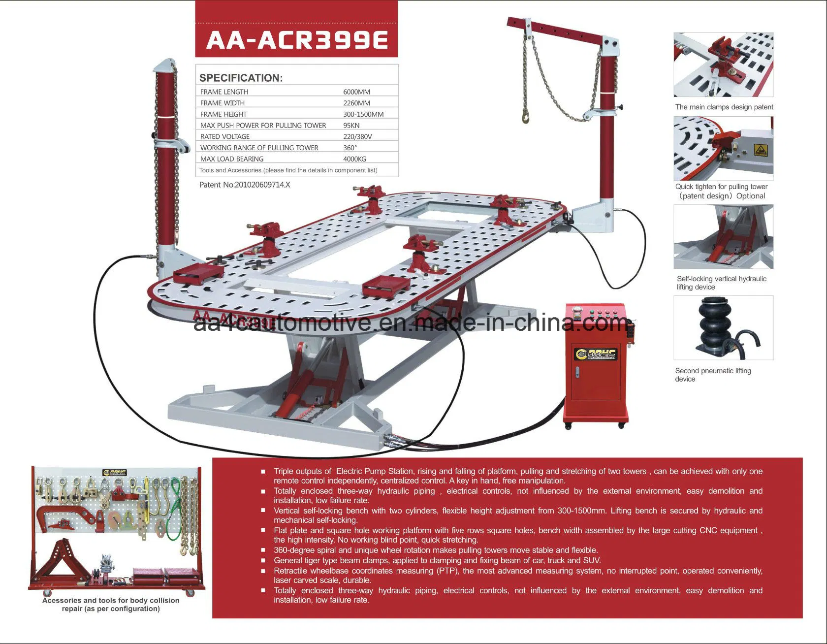 Sistema de reparo de colisão automático (AA-ACR399E)