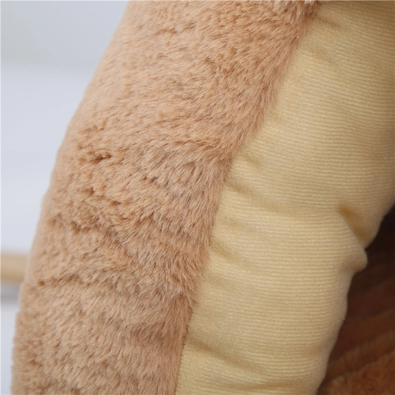 Factory Direct Sale Soft Plush Covered Cute Pet Plush Cat Cave Bed Nest/House