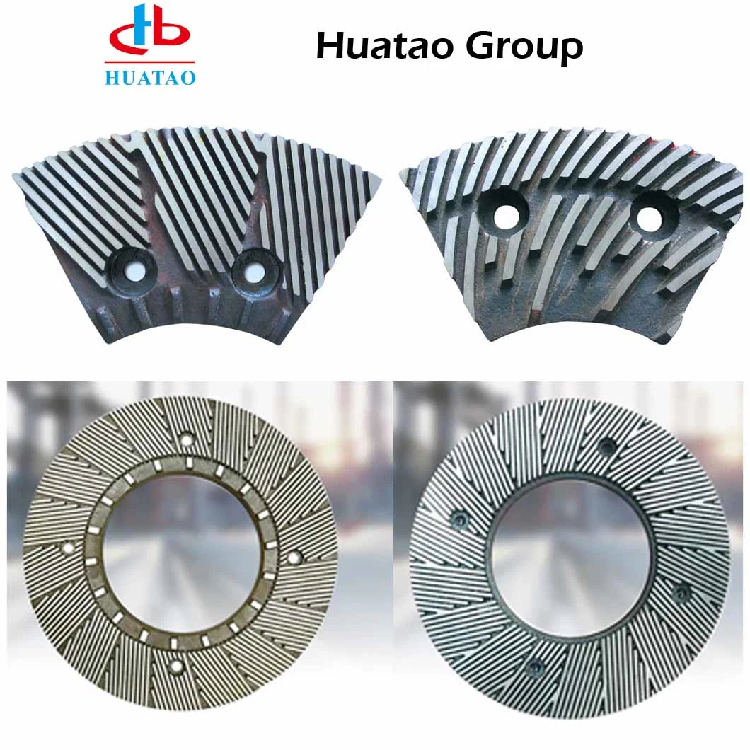 Plate Segments Stator DDR Disc Flat and Refiner Rotor Conical Zone for