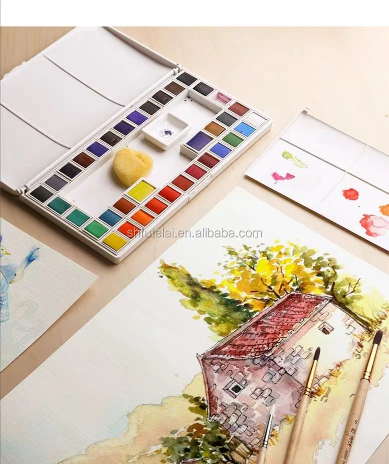 Watercolor Paper 100% Wood Acid Free Paper Pad for Drawing Picture 20 Sheets