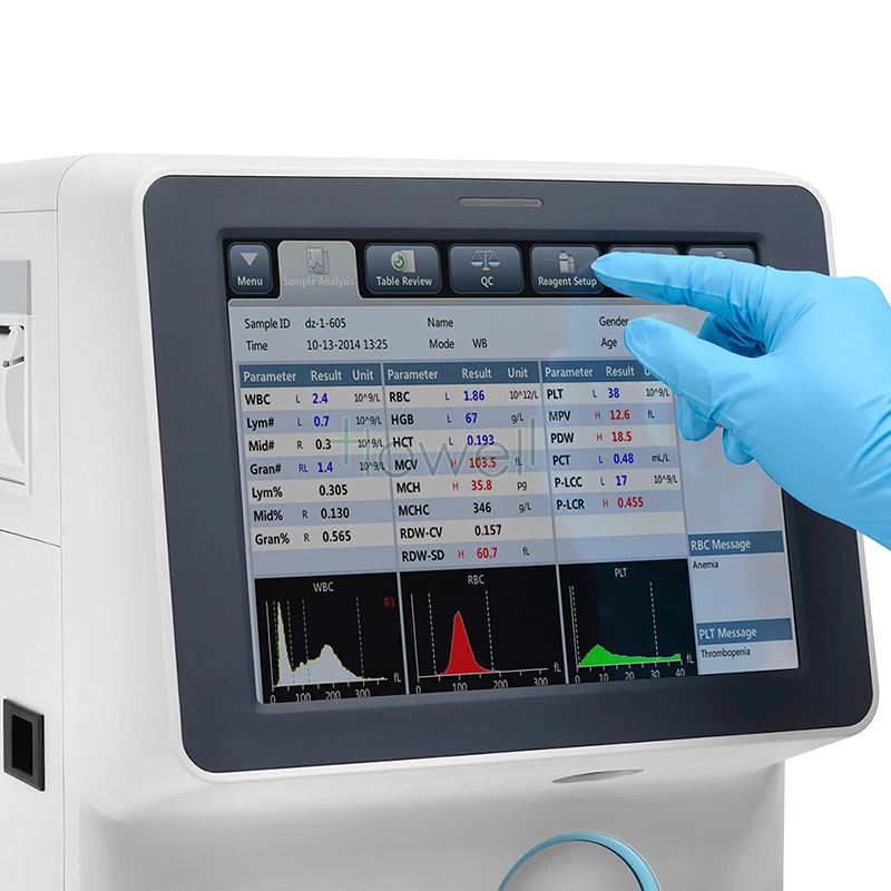 Dispositivo portátil Mindray Automtical Hematology Analyzer