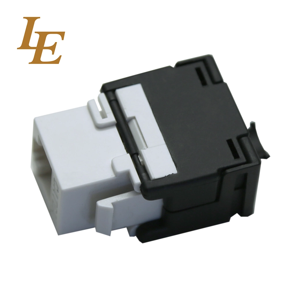 Le 180 Degree UTP CAT6 RJ45 Tooless Keystone for Blank Patch Panel