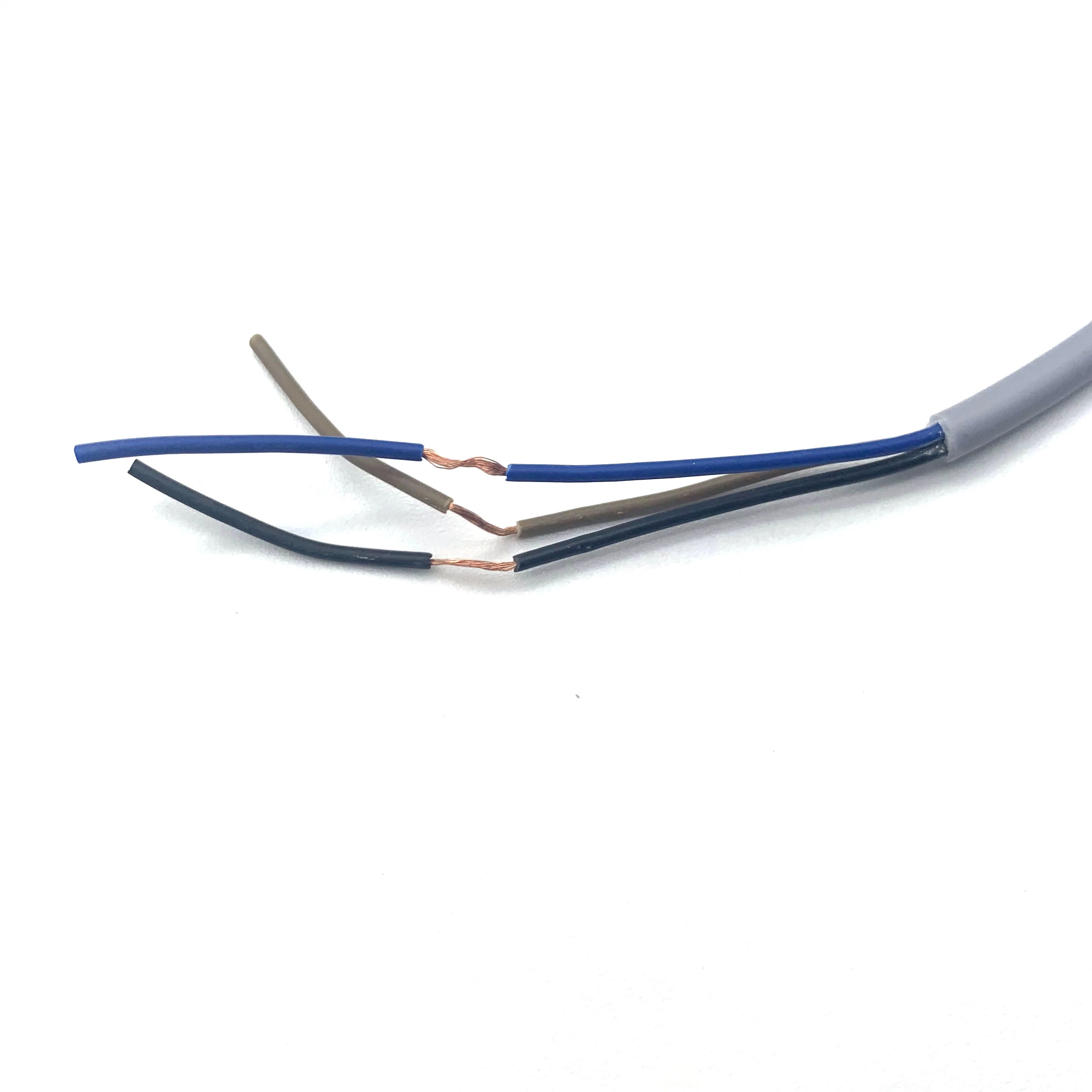 NPN No 1mm Detect Switch M8 Inductive Proximity Sensor with 2m Grey PVC Cables