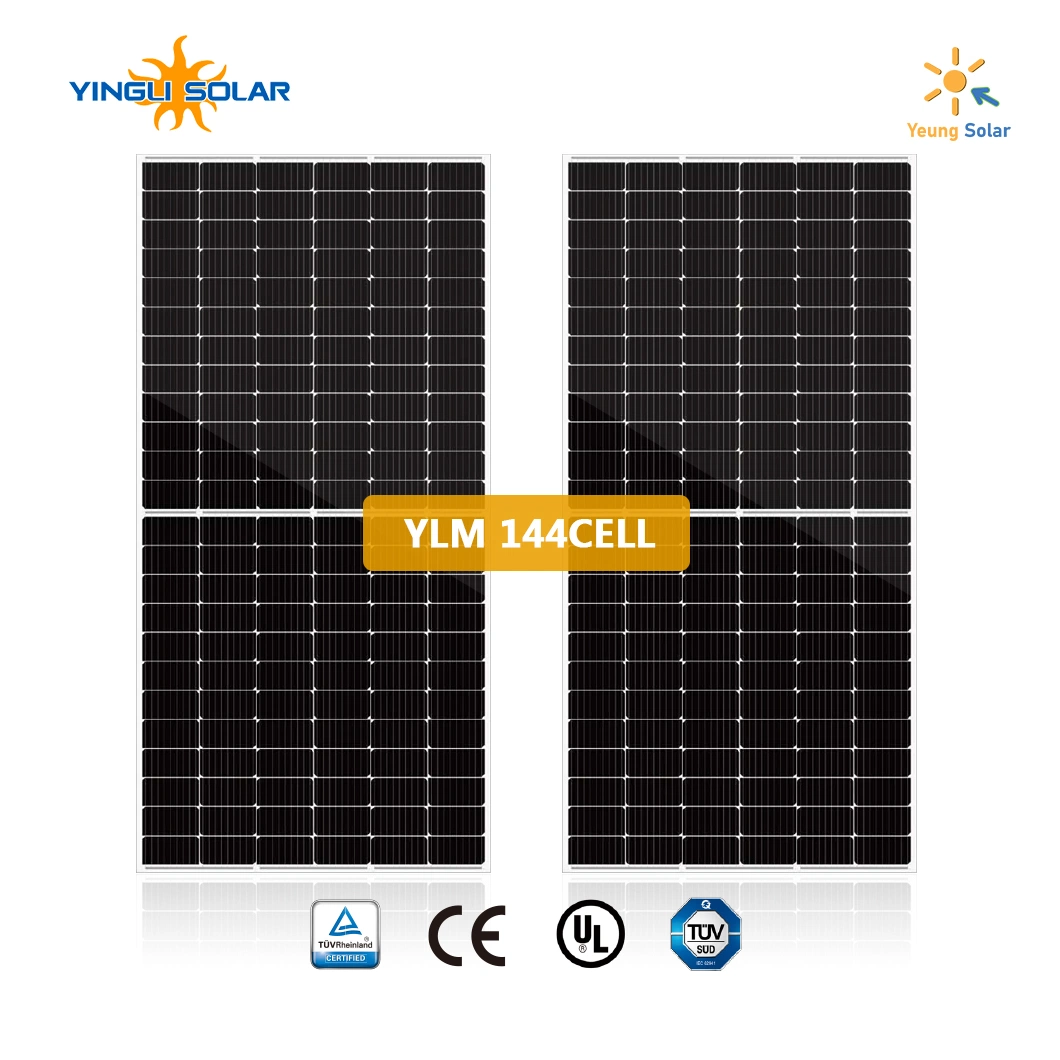 Mejor calidad buen Precio nivel 1 Yingli 435W 440W 450W Mono Solar Panel módulo Solar sistema de Energía Solar proyecto con CE, TUV.