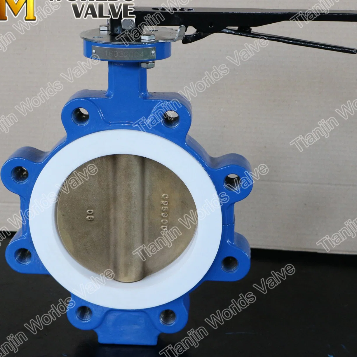 Lugged and Tapped Butterfly Valve with PTFE Liner and Al Bronze Disc