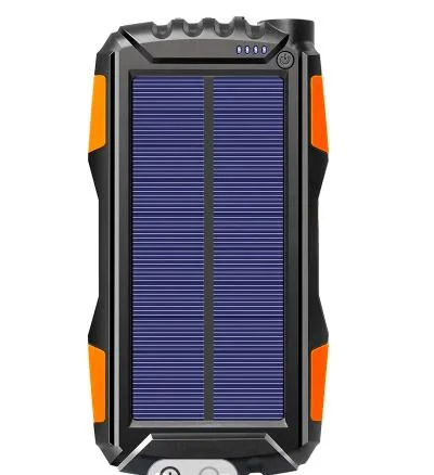 Carregador Solar Power Bank Portable Bateria Externa