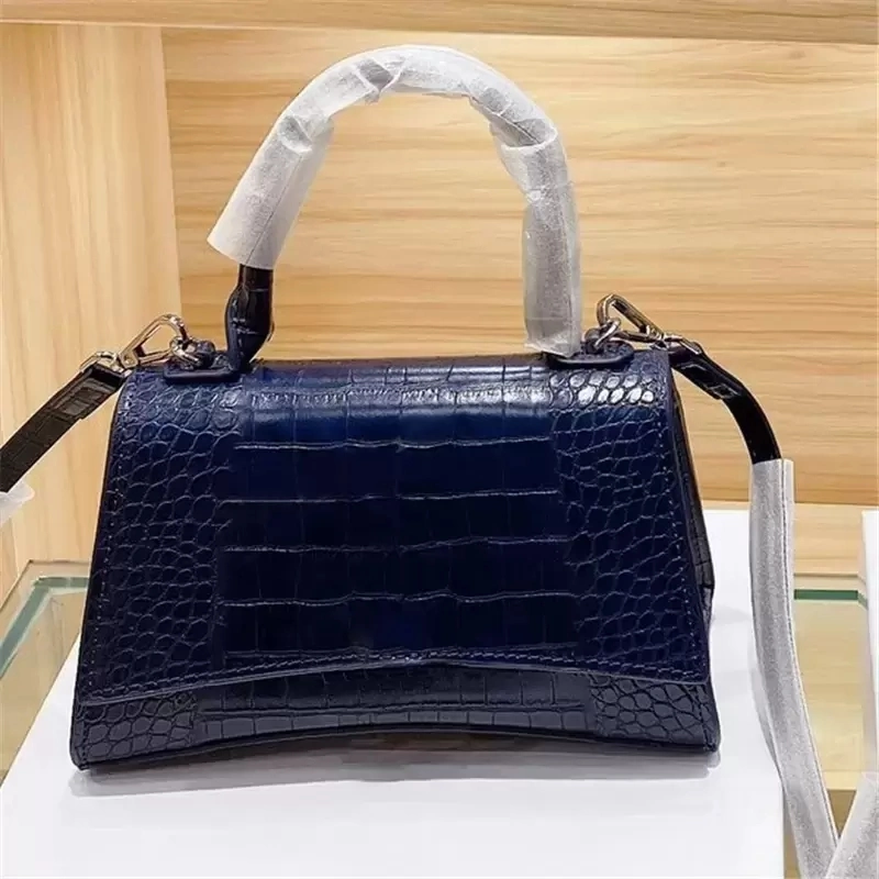 Fashion Designer Bags Women Shoulder Bag Crocodile Pattern Leather Female Luxury Messenger Handbag Gift Box