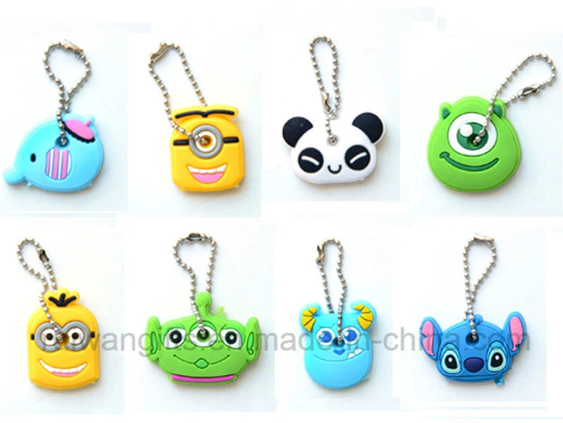 Wholesale/Supplier Cute Animal 3D PVC Rubber Key Cover in Cheap Price