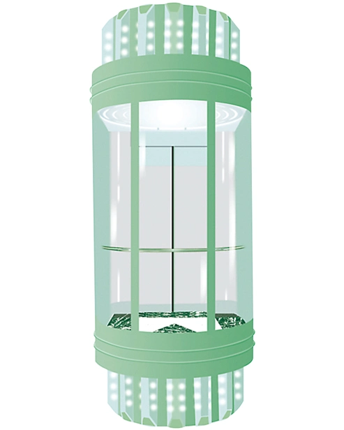 Chinese Manufacturer Stable Residential Lift Home Elevator Villa Lift Elevator House Panoramic Glass Elevator