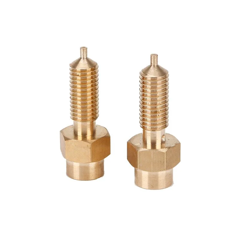 China Manufacturers Custom OEM CNC Turning Parts Lathe Machined Fabrication Metal Screw Tube and Thread Pipe Brass Tube