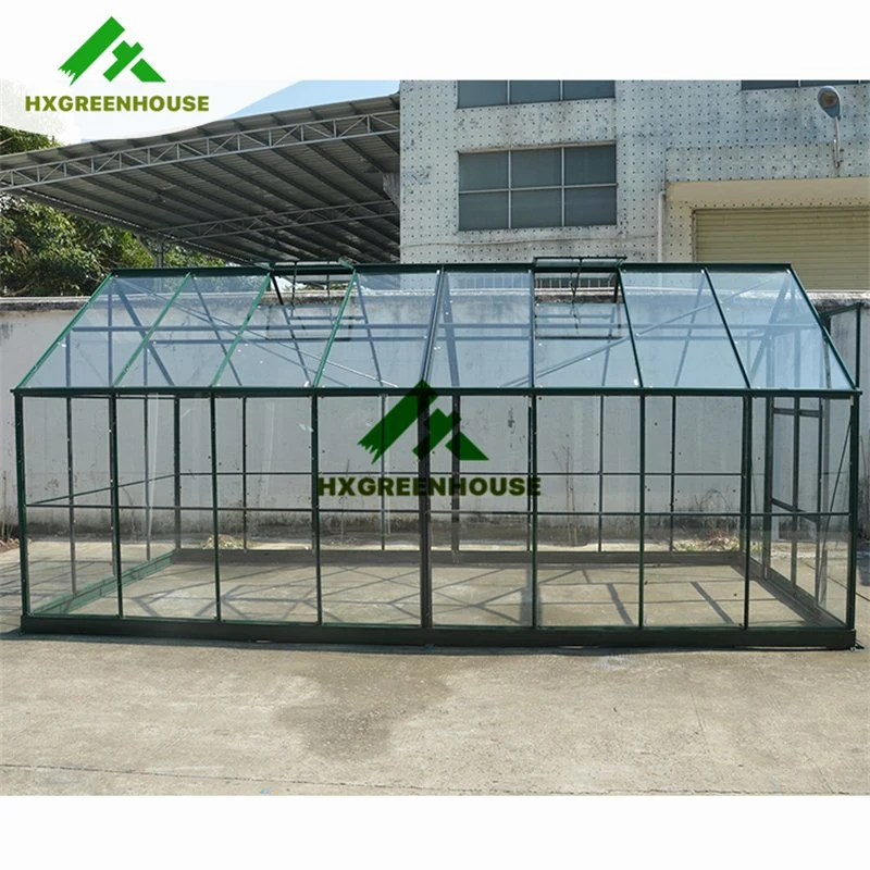 Shade Cloth Metal Greenhouse Base Modular Prefab Glass House Poly Green House