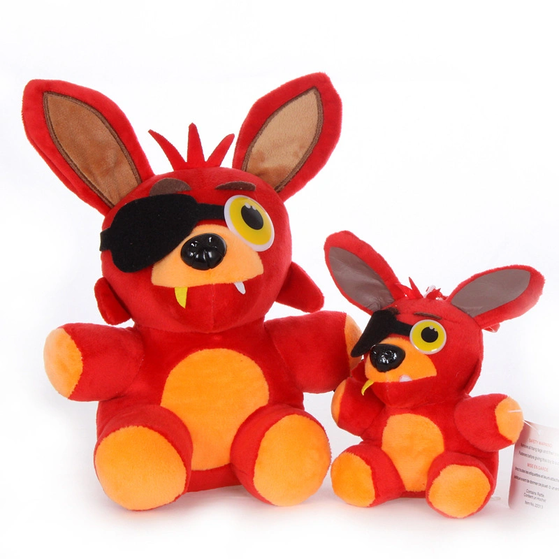 Großhandel Gefüllte Plüsch Spielzeug Freddy Fazbear Bär Foxy Kaninchen Bonnie Chica Peluche Juguetes 5 Nächte im Freddy Plüschtier Toys Gifts