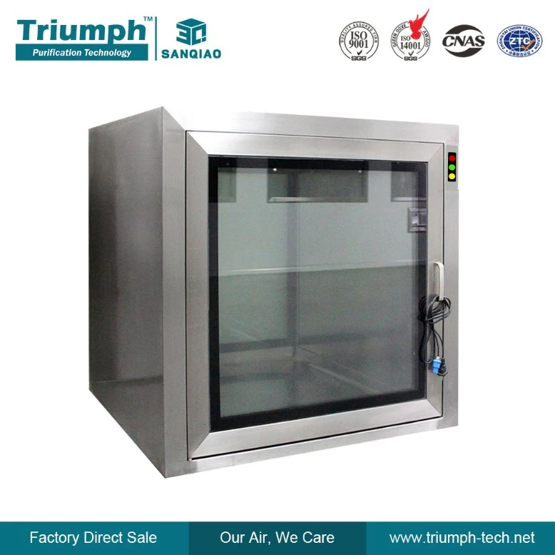 Cleanroom Pass-Through Box Laminar Air Flow Ozone Sterilization Transfer Window Pass Box