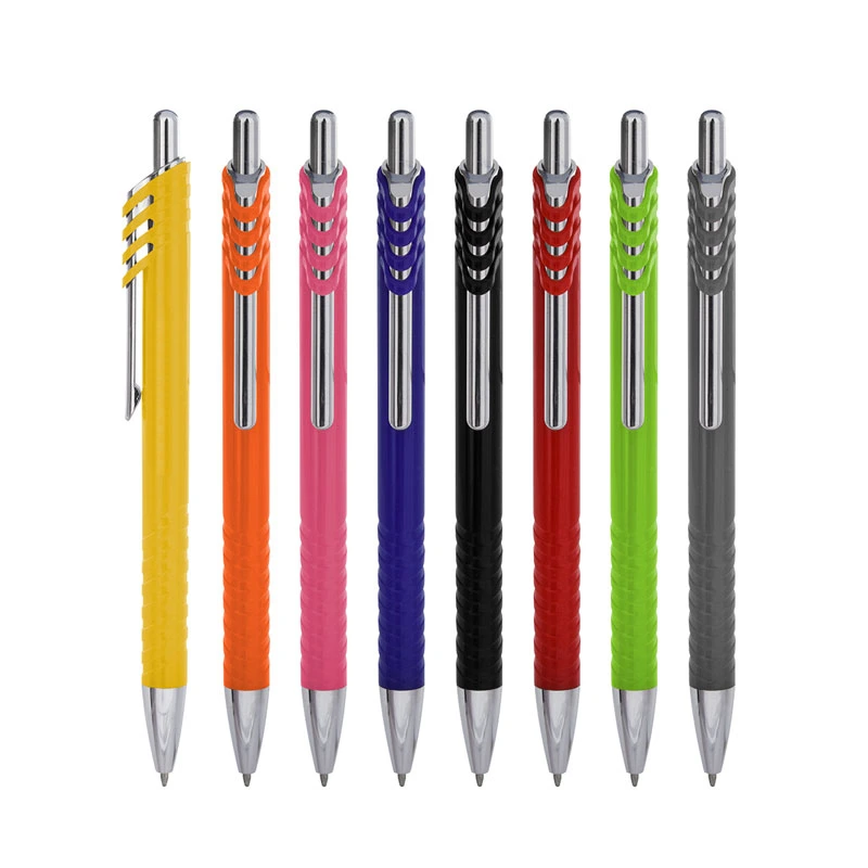 High End Customzied Multi Color Plastic Ball Point Pen for School