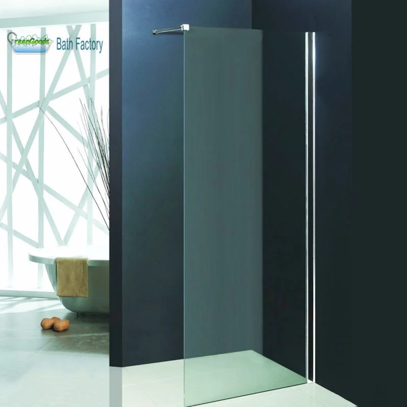 Luxury Bathroom a Portable Bathtub Pivot Frameless Glass Folding Shower Screen