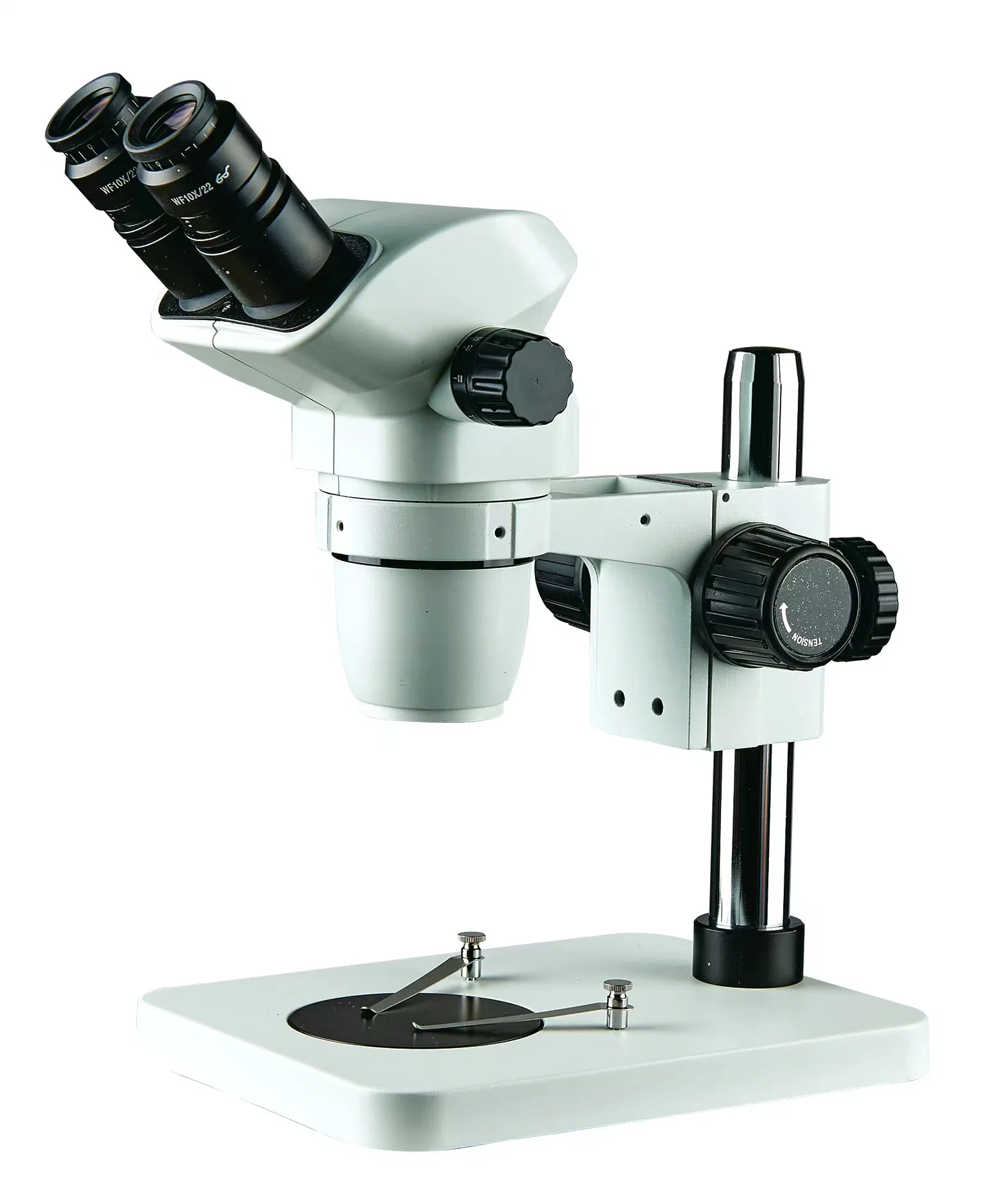Zoom óptico profissional trinocular digital trinocular Lotsin-45X Stereo LX-6745 Microscópio
