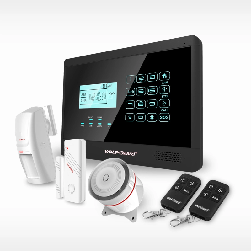 Los dispositivos del hogar inteligente La pantalla táctil de inicio del sistema de alarma antirrobo de seguridad con alarma de manipulación