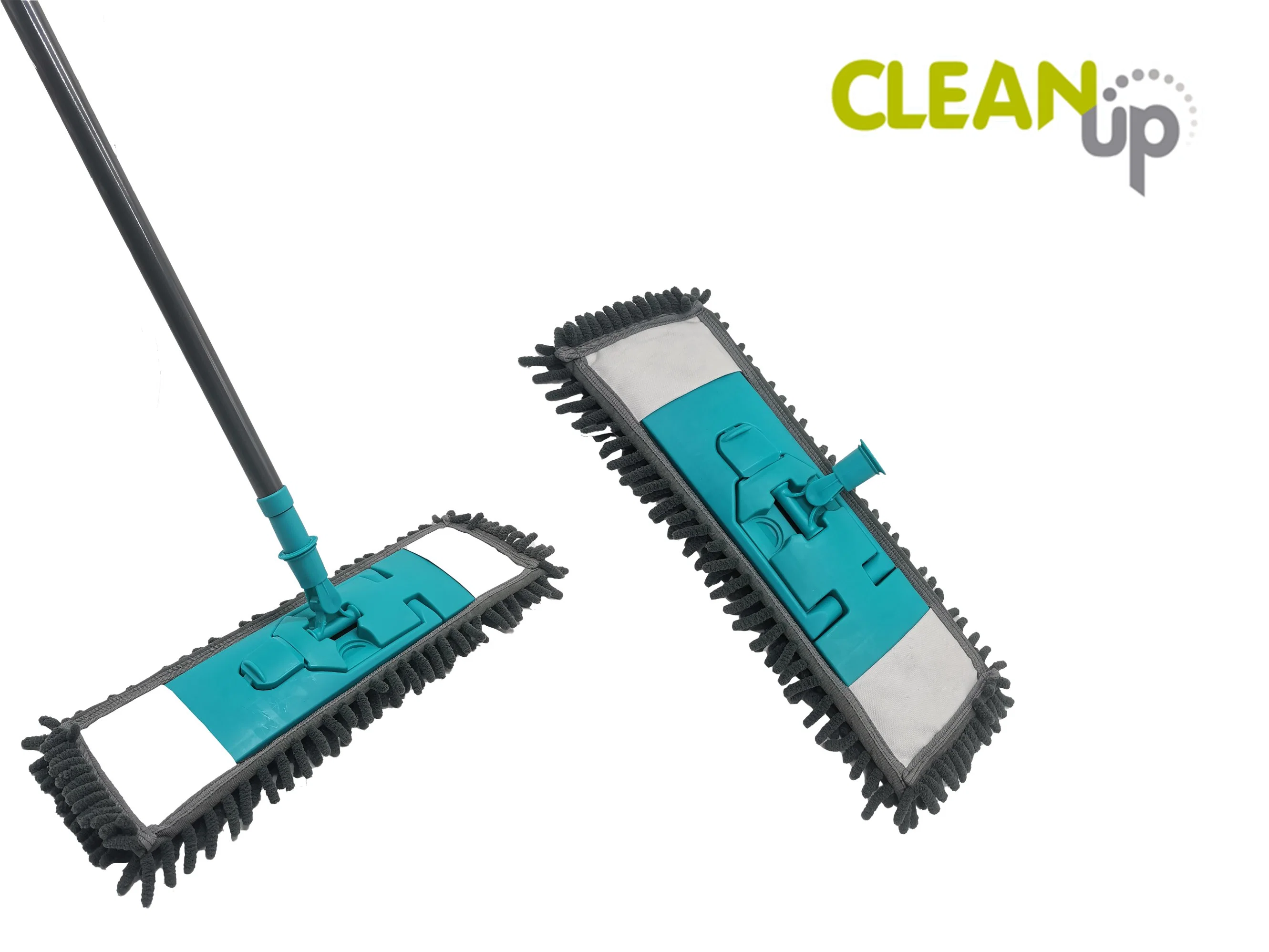 Mopa de microfibra de chenilla para limpieza de suelos, mopa seca húmeda y usada Herramientas de limpieza para el hogar para madera, vinilo, laminado, azulejos y baldosas