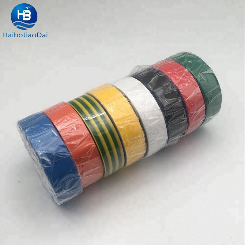 Hot Sale High quality/High cost performance Wholesale/Supplier PVC Electrical Tape for Jumbo Roll Safety Inflaming Retarding Waterproof Leakage