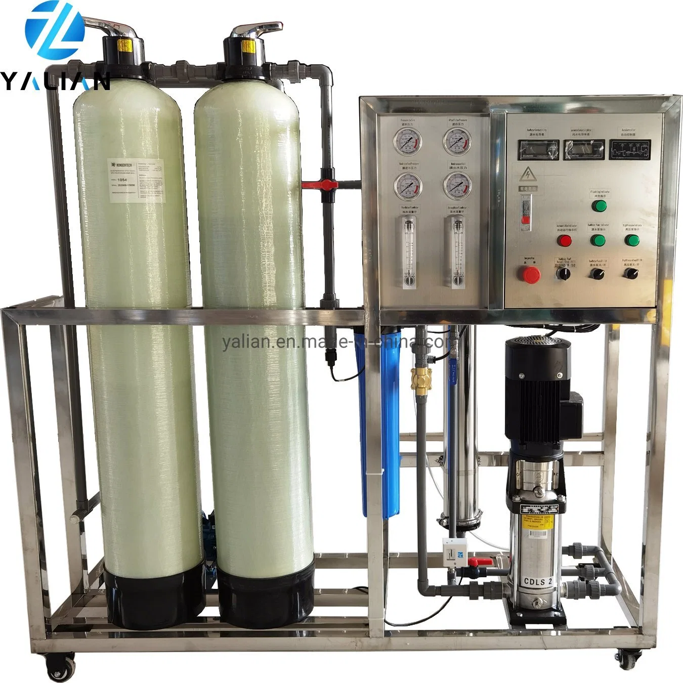 Pequeño Industrial Osmosis RO Filtro de agua potable de Ozono El tratamiento de la planta de purificación de la máquina del sistema de diseño