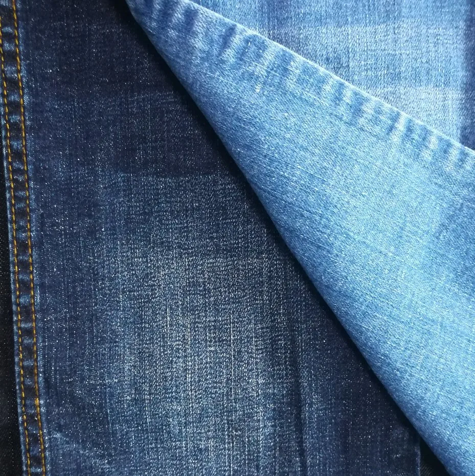 Hemp Denim Fabric for Fashion Brand Jeans Garment