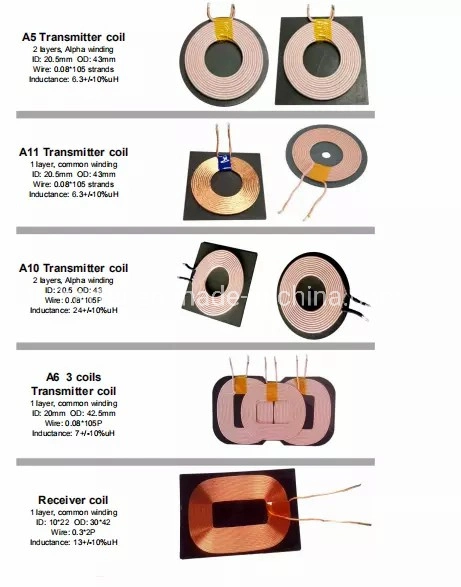 Favourable Price Wireless Power Transmission Coils Inductive Charger Tx Coil A6 Coil