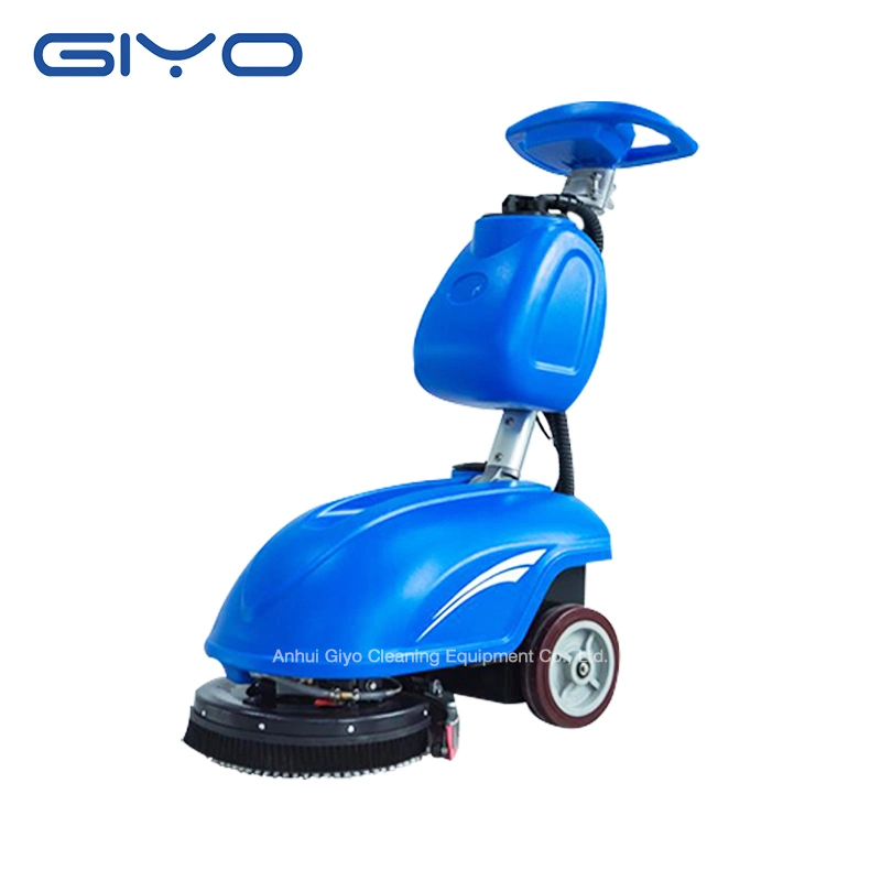 Stations Store Houses Cleaning Equipment Hand Push Dual Disc Mini Automatic Floor Scrubber Dryer