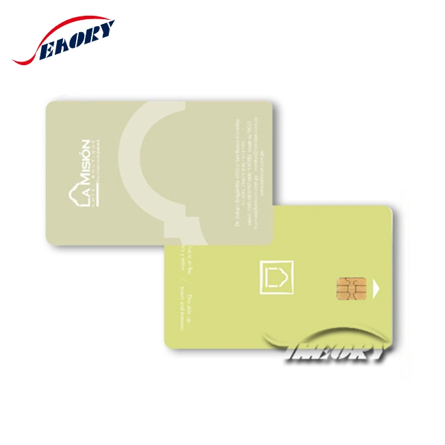 FM4428 FM4442 Sle5524 Contact IC Card Custom Plastic RFID Smart Card